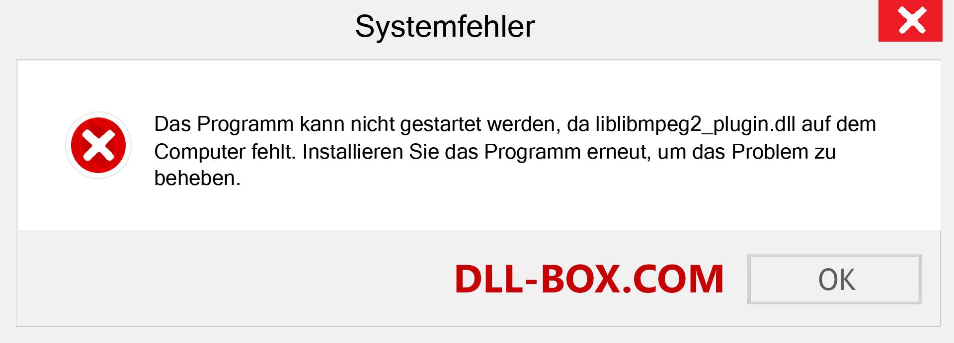 liblibmpeg2_plugin.dll-Datei fehlt?. Download für Windows 7, 8, 10 - Fix liblibmpeg2_plugin dll Missing Error unter Windows, Fotos, Bildern